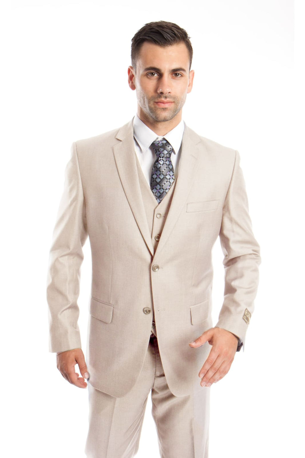 Modern Fit Suit LAM302SA - - Mens Suits LA Suits