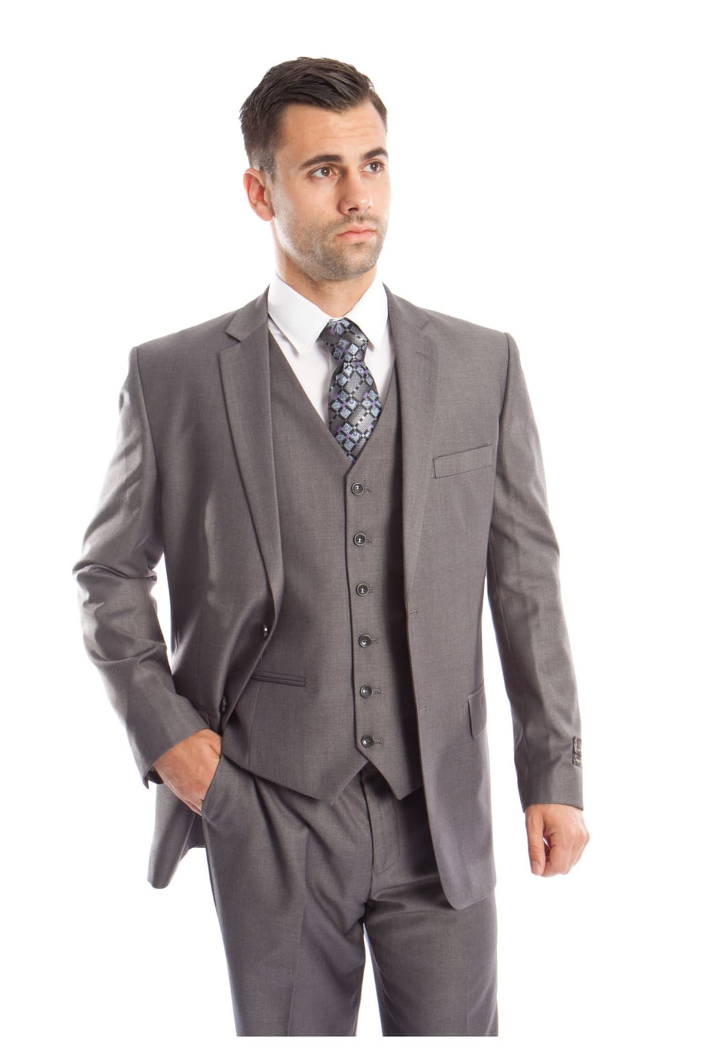 Modern Fit Suit LAM302SA - - Mens Suits LA Suits