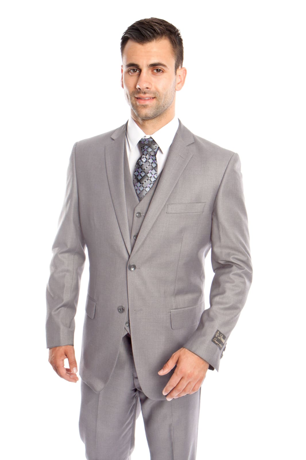 Modern Fit Suit LAM302SA - GREY - Mens Suits LA Suits