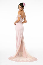 Off The Shoulder Formal Gown - LAS2958 - - LA Merchandise