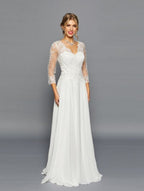Plus Size Mother Of The Bride Dress - LADK303 - OFF WHITE - LADK