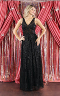 Prom Dresses Plus Size - LA7948 - BLACK - Dress LA Merchandise