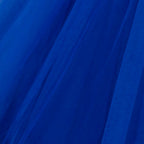 LA Merchandise LAZSCK321 Girls Sequin Applique V-Neck Glitter Tulle A-Line Gown - Royal Blue - Girls Formal Dresses LAZ