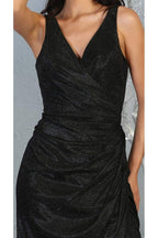 Sexy Metallic Prom Dress - LA1768 - - LA Merchandise