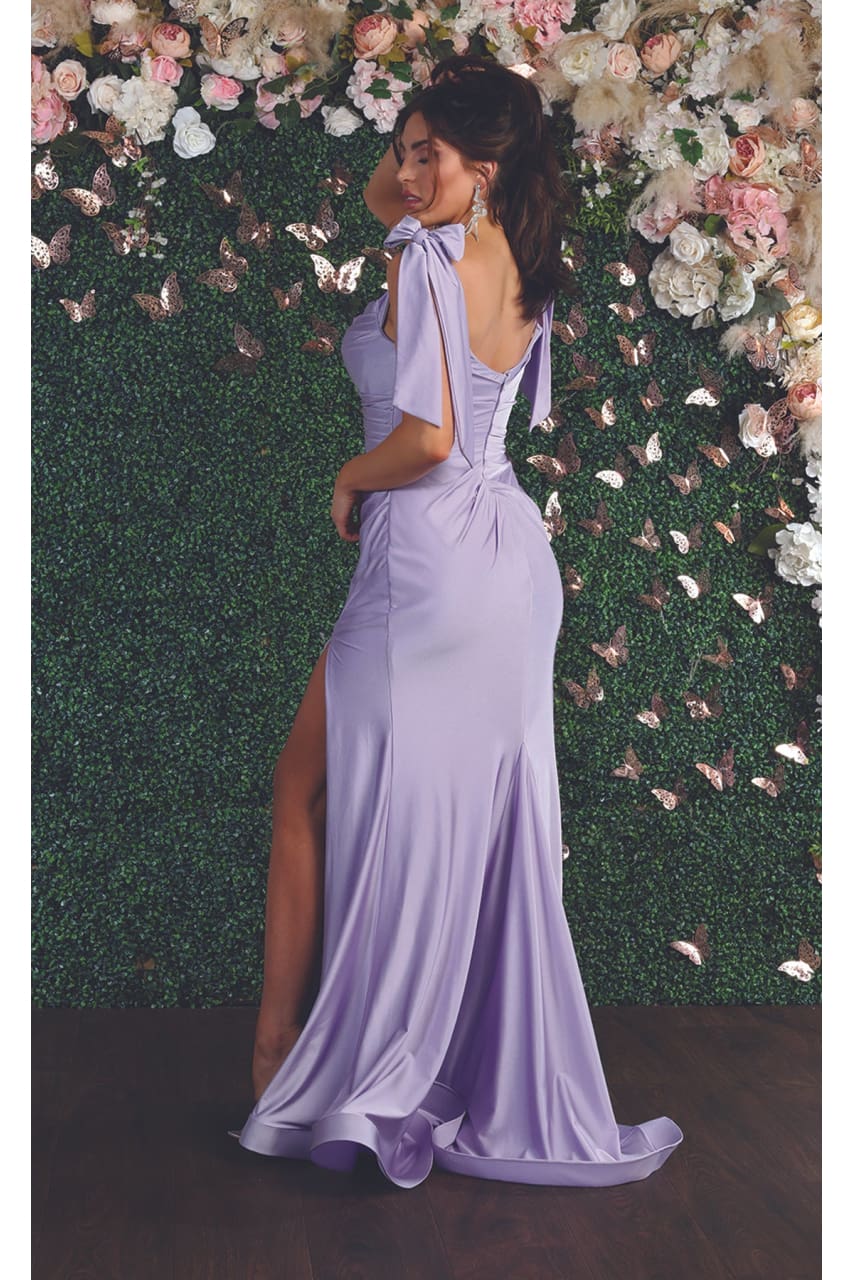 La Merchandise LA1858 Bow Tie Straps Bridesmaids Wholesale Gowns - - LA Merchandise