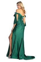 La Merchandise LA1858M Sexy Off The Shoulder Long Evening Prom Gown - - LA Merchandise