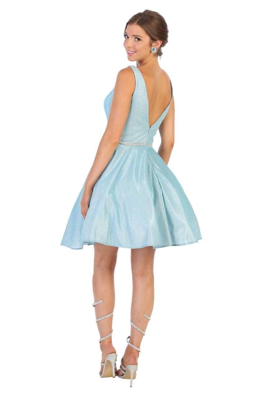 Shimmering Cocktail Dress - LA1777 - - LA Merchandise