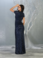 Shimmering Long Formal Dress & Plus Size - LA7794 - - LA Merchandise