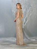 Shimmering Long Formal Dress & Plus Size - LA7794 - - LA Merchandise