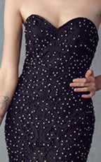 La Merchandise LAT644 Strapless Bodycon Red Carpet Mermaid Dress - - LAT