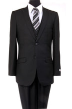 Ultra Slim Fit 3 Piece Men's Suit - LA154SA - - Mens Suits LA Suits