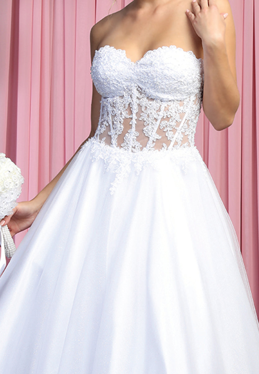 Wedding Reception Ball Gown - LA141B - - LA Merchandise