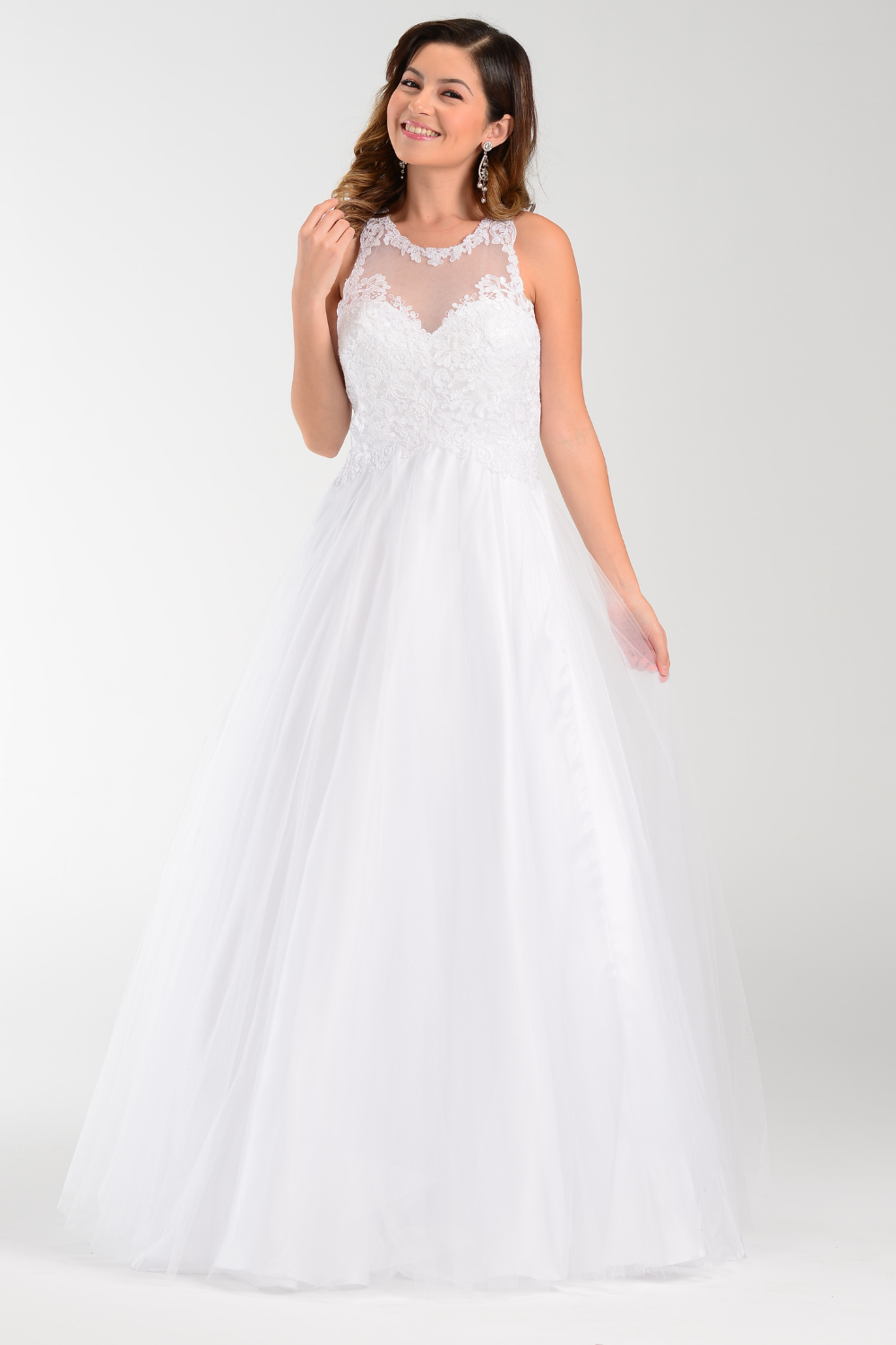 White Wedding Dresses - LAY7490 - WHITE - LAY
