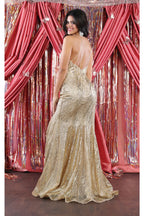 Formal Glitter & Plus Size Gown - LA1905 - - LA Merchandise